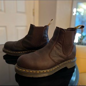 Dr Marten Brown Arbor Steel-toed Boots